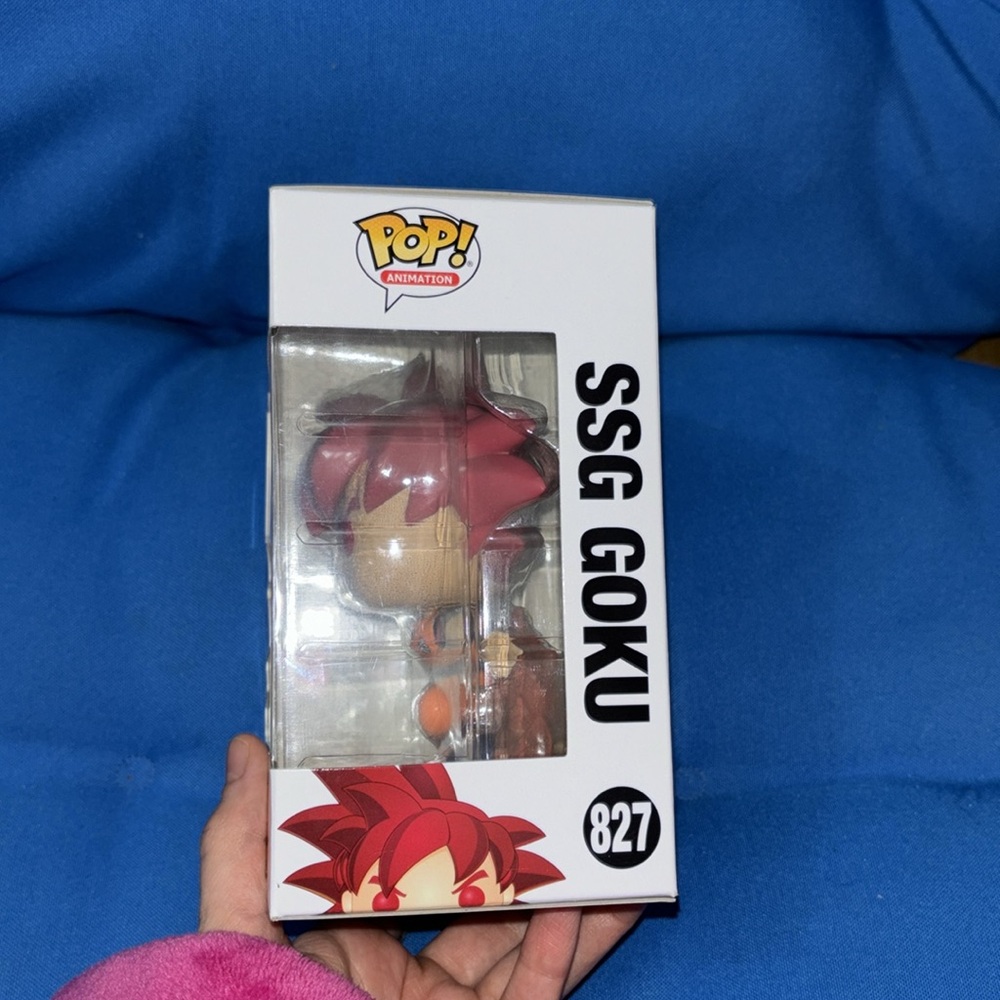 Dragon Ball Super SSG Goku Funko Pop Toei Animation 827 Limited Edition 2020 - Picture 5 of 6